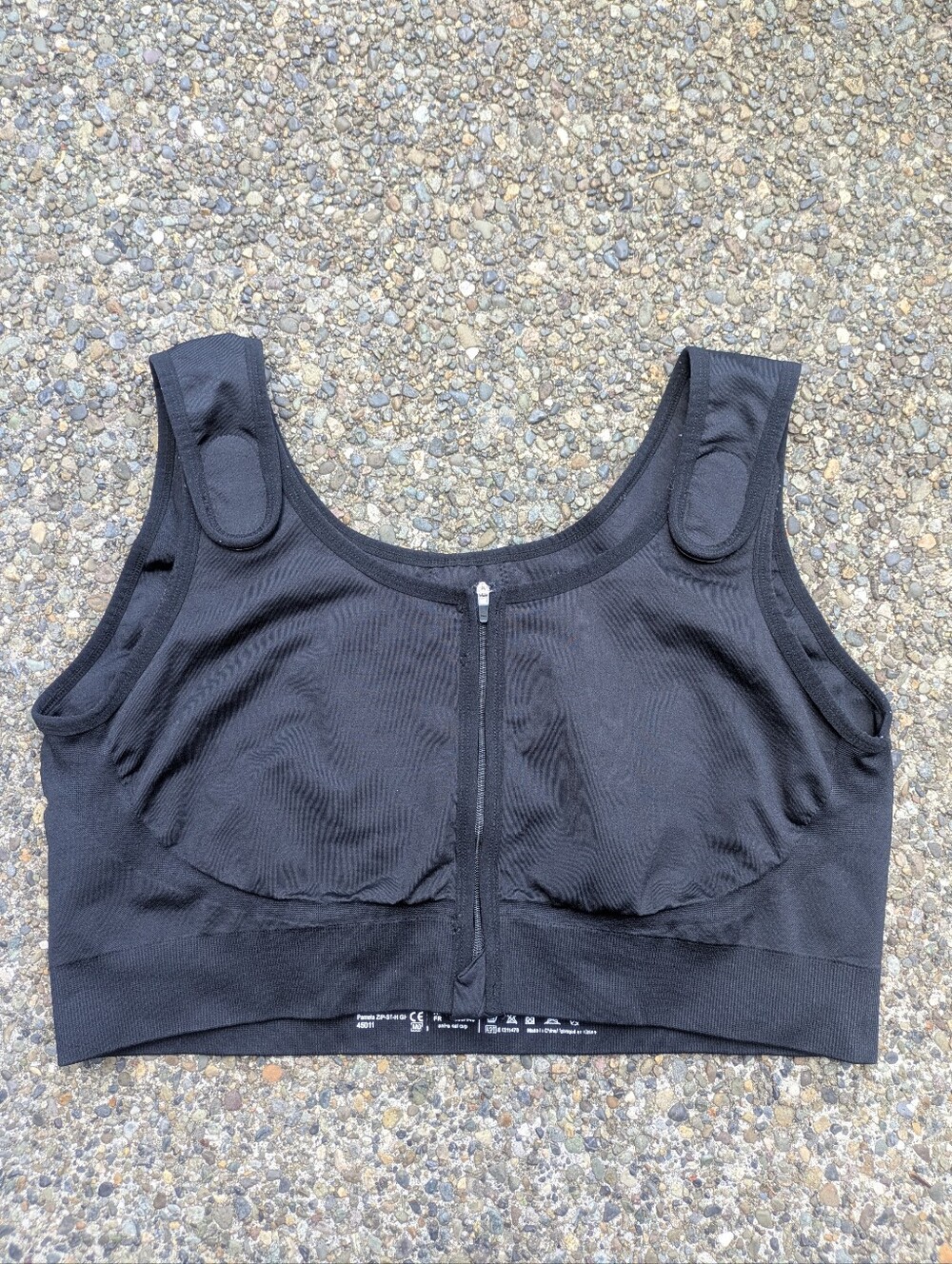 Amoena Black Pamela Seamless Post Surgical Bra